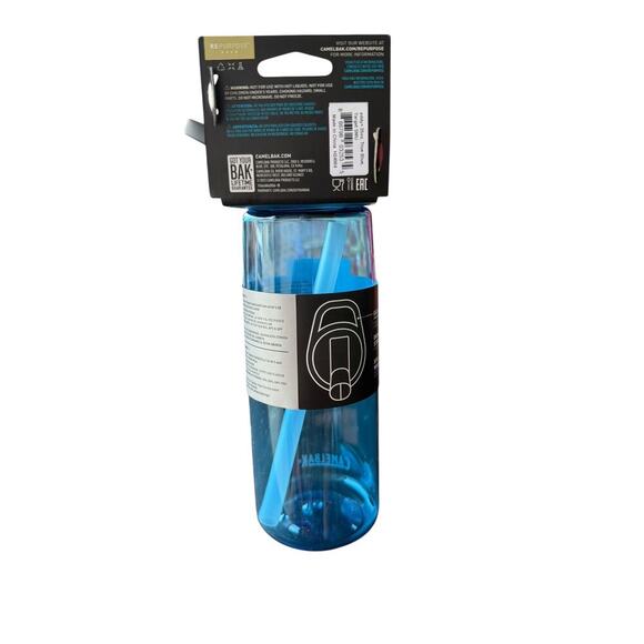 Camelbak Aquaholic Blue Water Bottle, Auto spout Chug, Cold Oxford Size 25oz - Picture 4 of 4